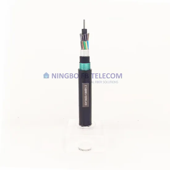 Cable de telecomunicaciones de fibra óptica monomodo subterráneo GYTA